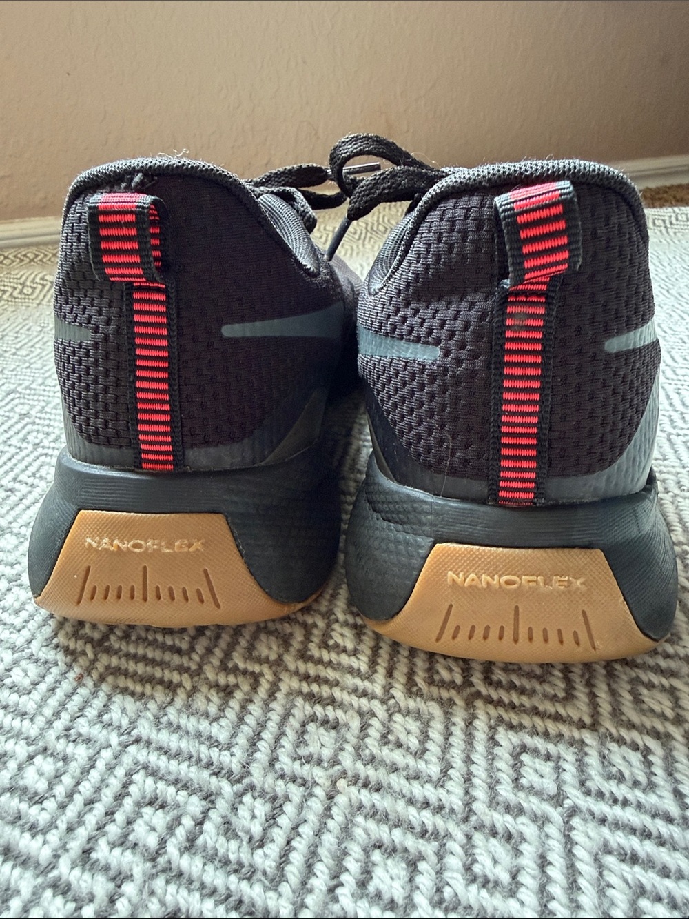Reebok Men's Black Athletic Trainer with Red Accents - Picture 10 of 13